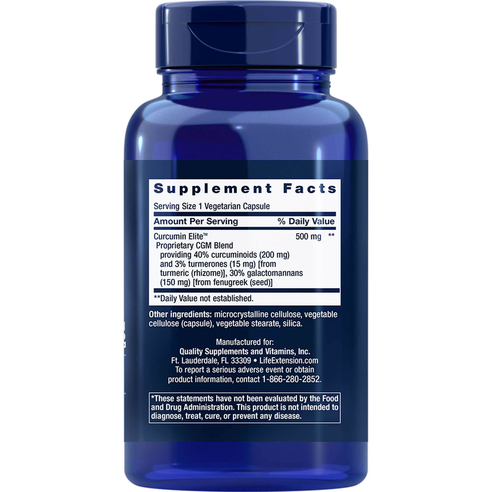 Curcumin Elite™ Turmeric Extract by Life Extension