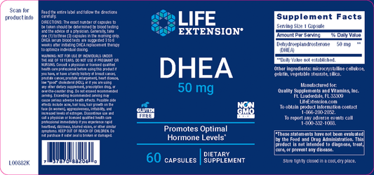 DHEA 50mg by Life Extension