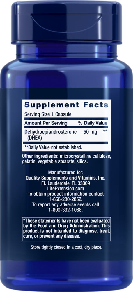DHEA 50mg by Life Extension
