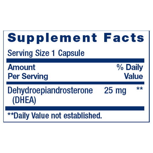 DHEA 25mg by Life Extension
