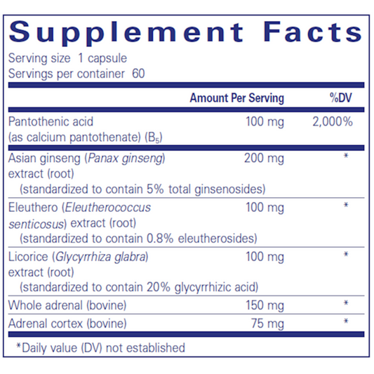 ADR Formula Pure Encapsulations Ingredients