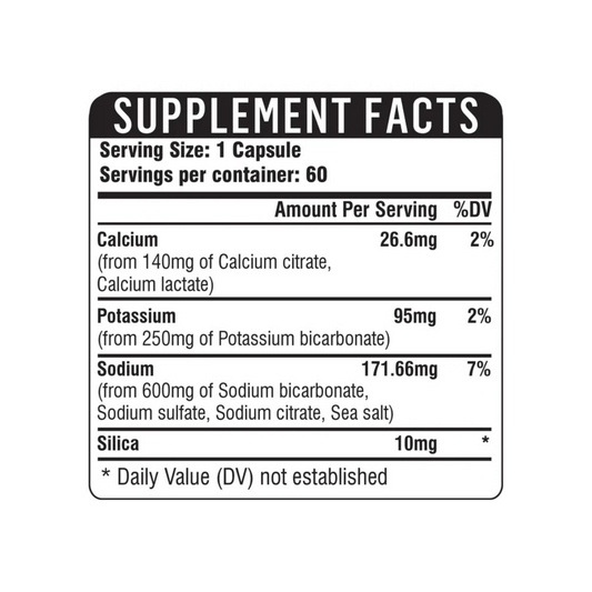 Alkaline Complex Healthgevity Ingredients