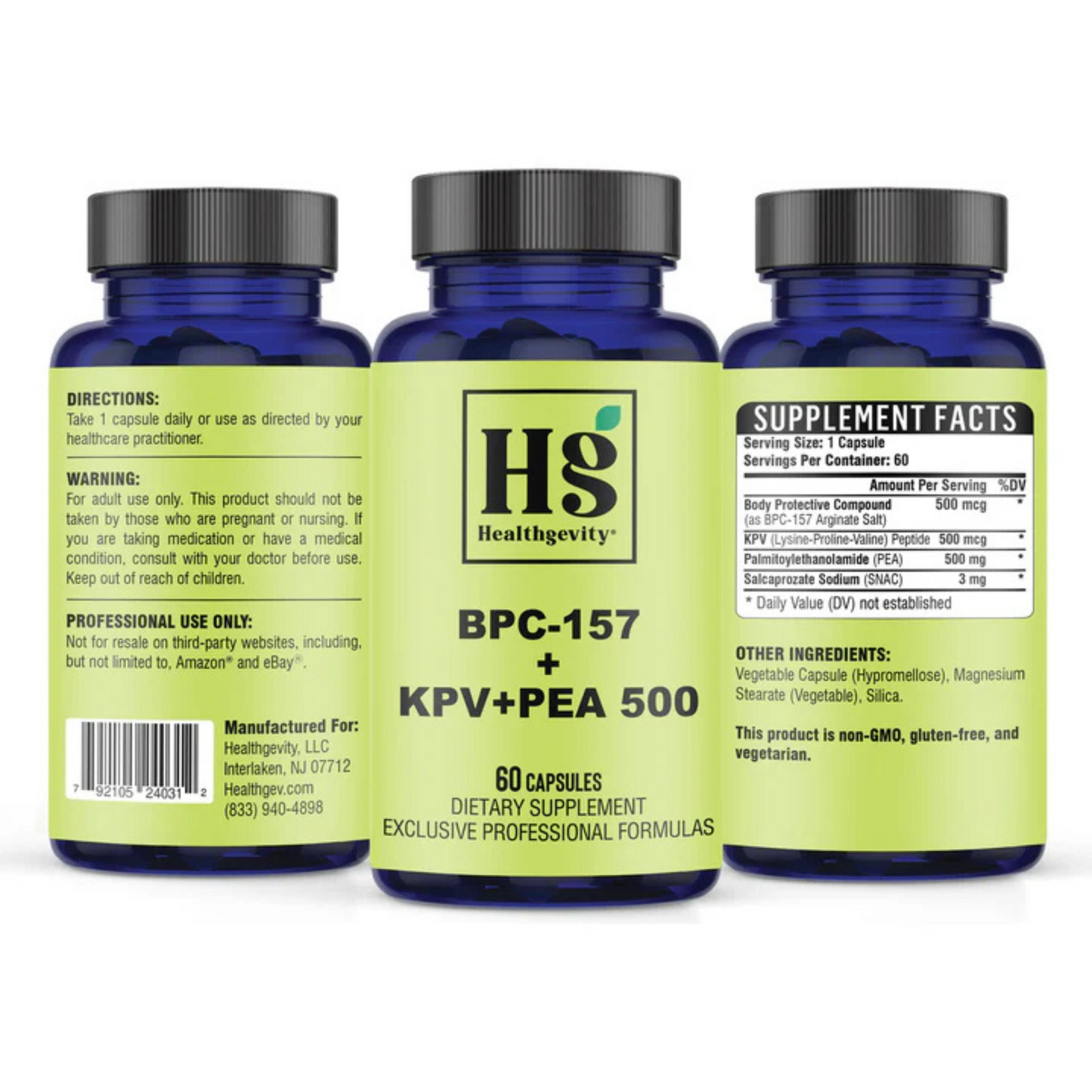 BPC-157-KPV-PEA 500 by Healthgevity