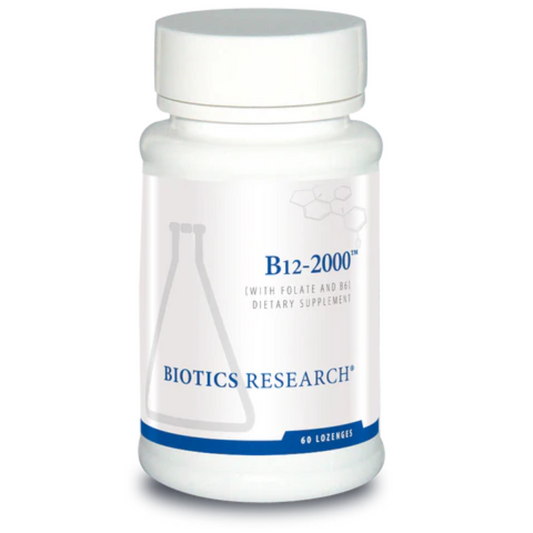 Biotics Research B 12 2000 Lozenges Bottle