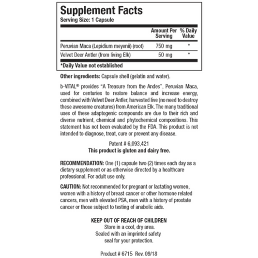 Biotics Research B Vital Ingredients