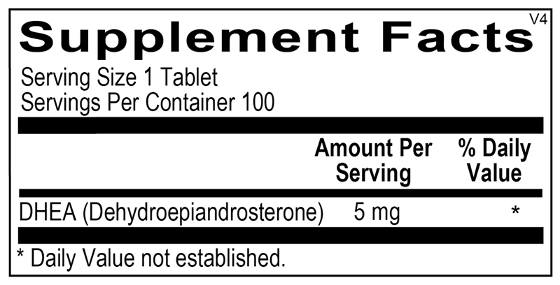 DHEA 5 mg by Ortho Molecular