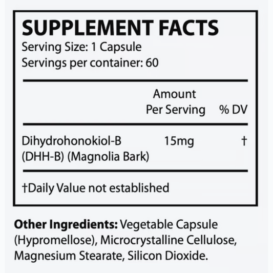 DHHB nuBioAge Ingredients