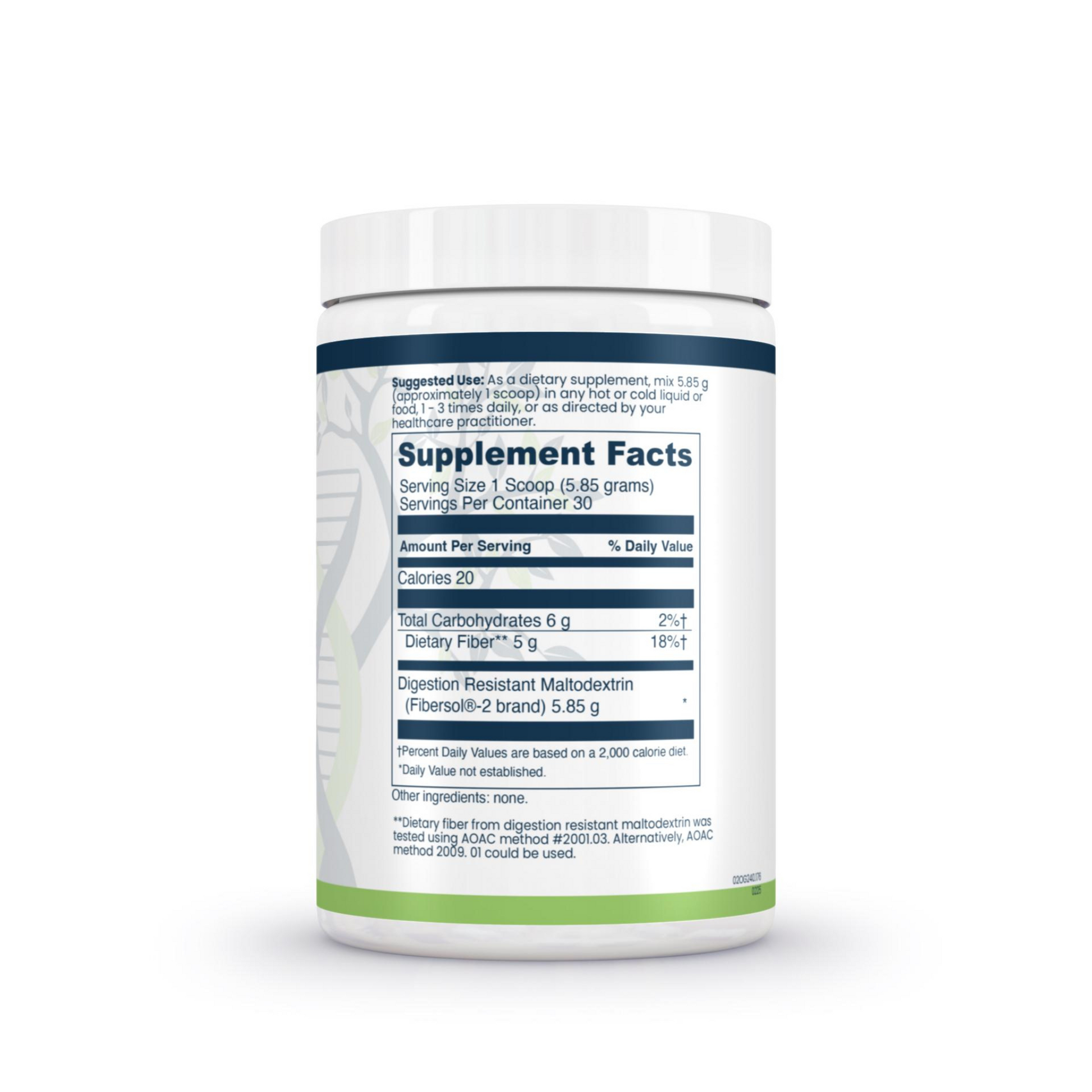 Daily Fiber Plus Evexias Health Solutions Ingredients
