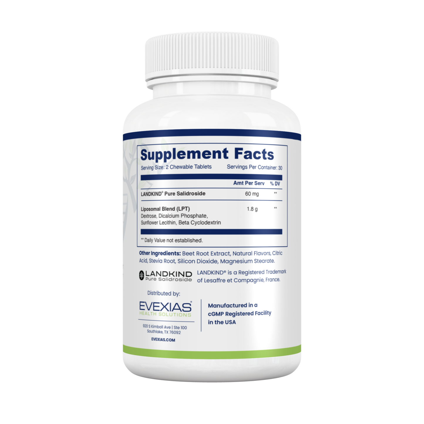 Enduro2 LPT by Evexias Rholiola supplement