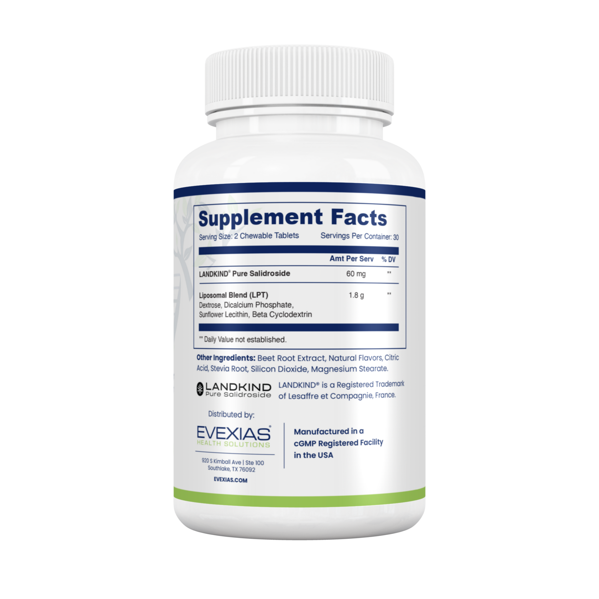 Enduro2 LPT by Evexias Rholiola supplement