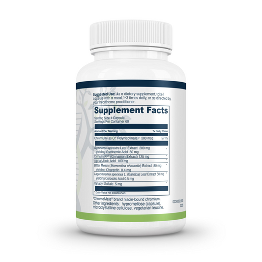 Gluco Metabolic Complex Evexias Health Solutions Ingredients