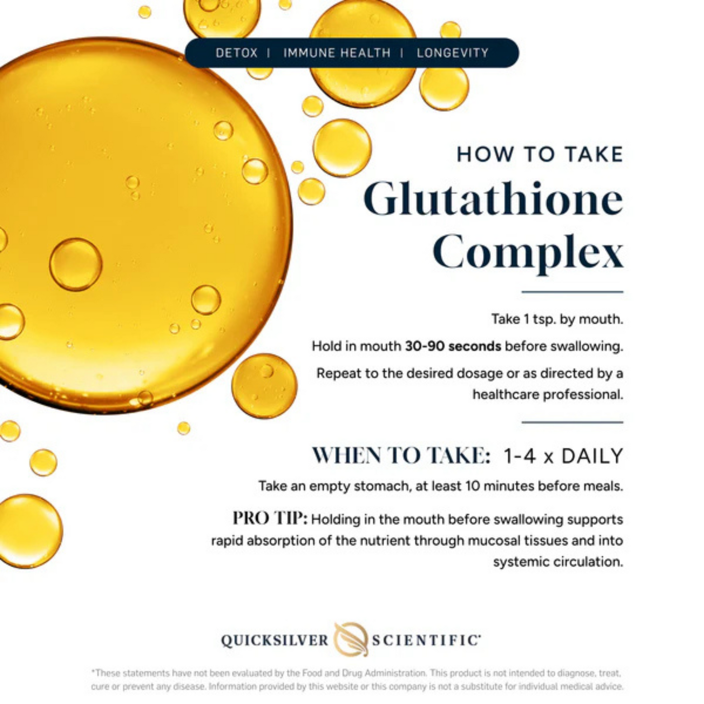 Glutathione for detox
