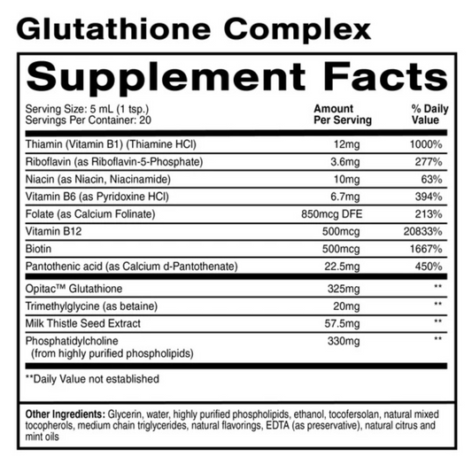 Glutathione for detox