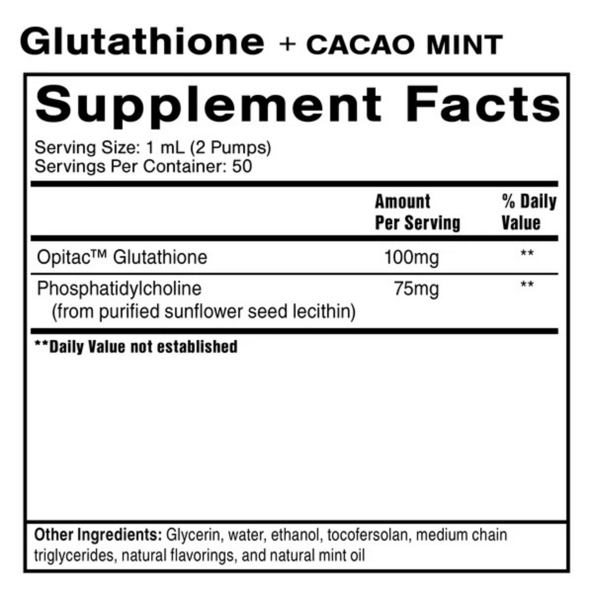 Glutathione for detox