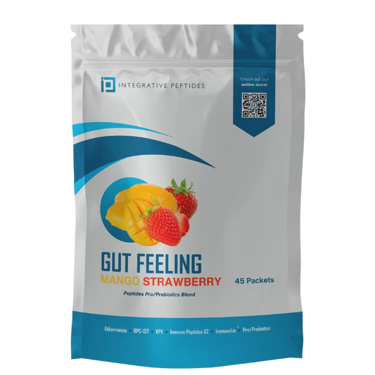 Gut Feeling™ Travel Sachets – Mango Strawberry by Integrative Peptides