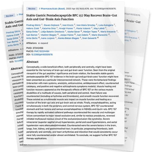 BPC-157 peptide for gut health