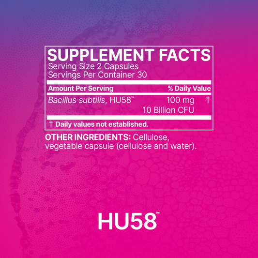 HU58 Microbiome Labs Ingredients