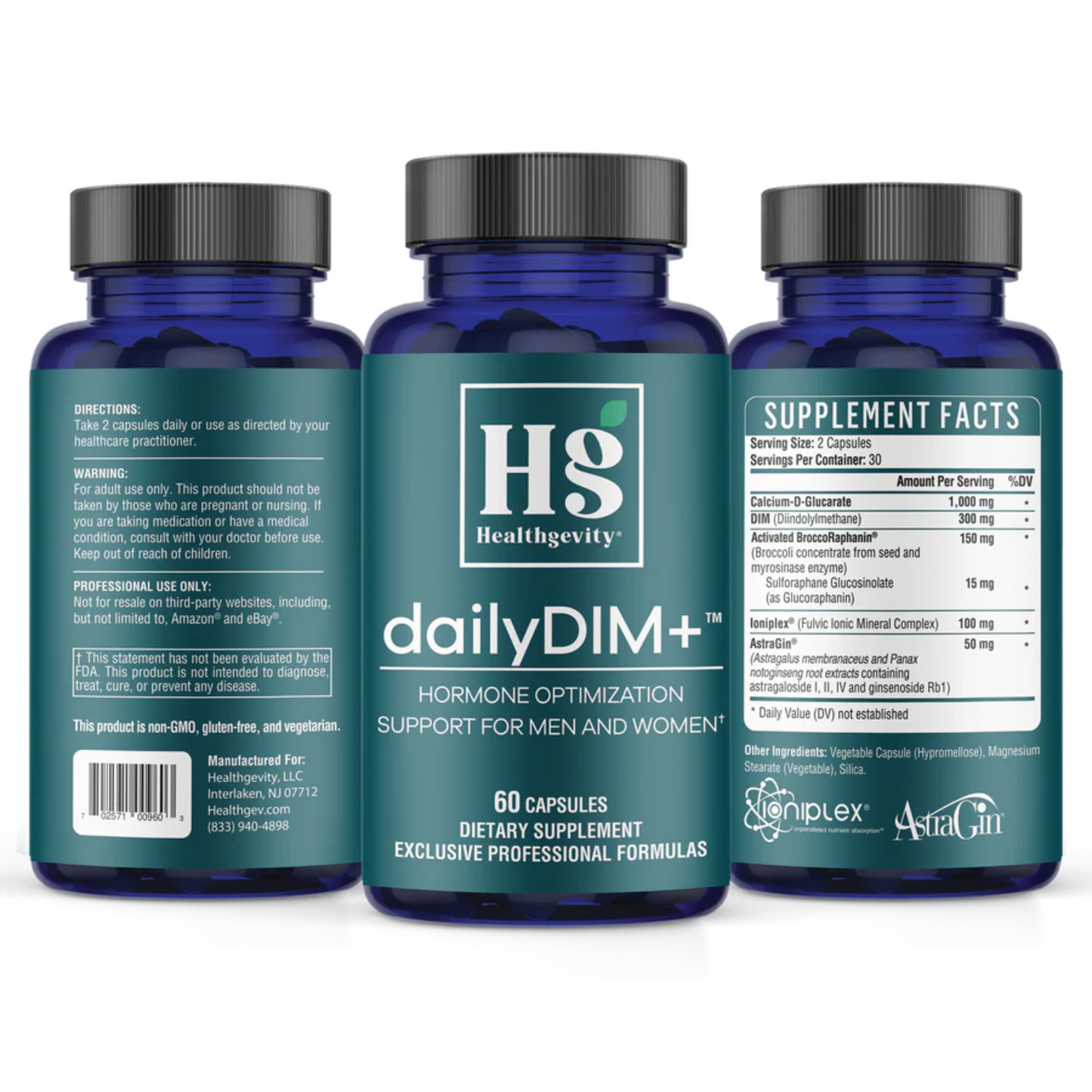 Healthgevity Daily DIM Bottles