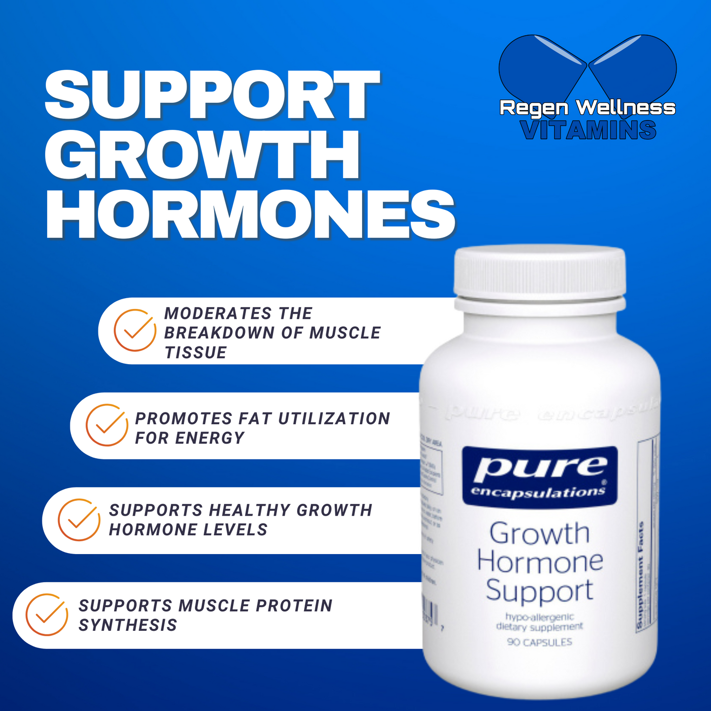 Growth Hormone Support by Pure Encapsulations