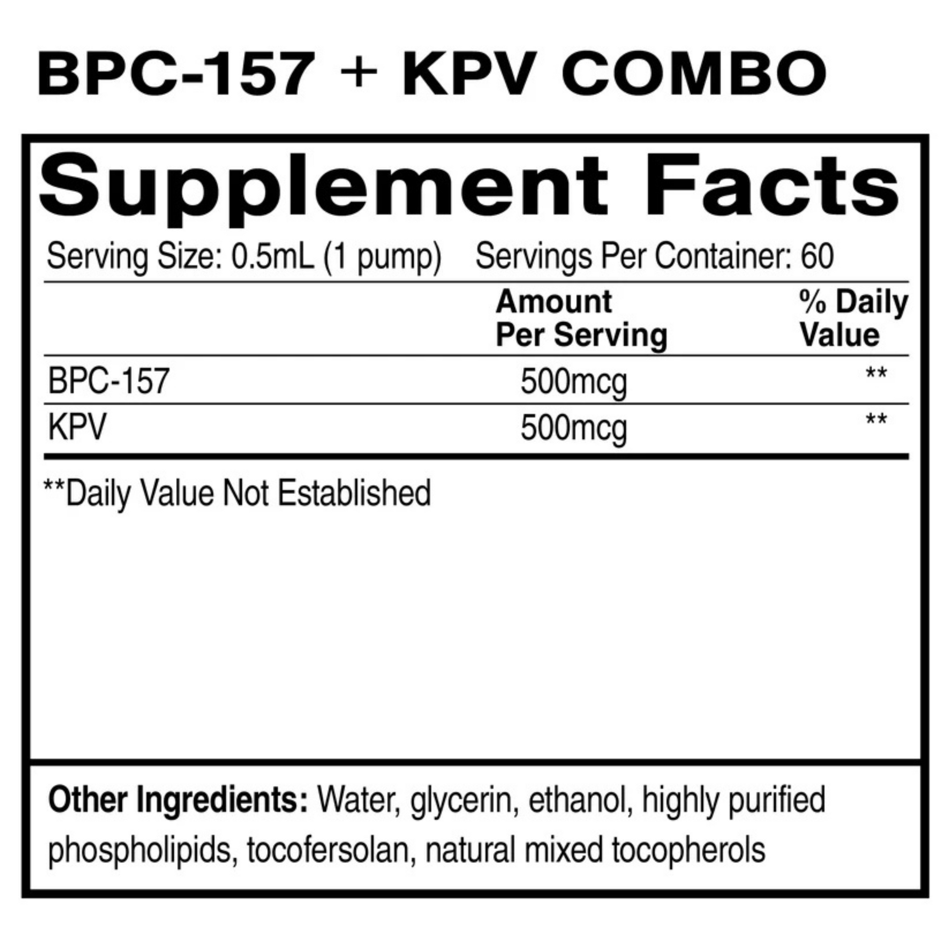 Liposomal BPC 157 KPV Oral Peptide Quicksilver Scientific Ingredients