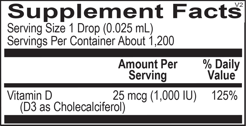 Liquid Vitamin D3 by Ortho Molecular