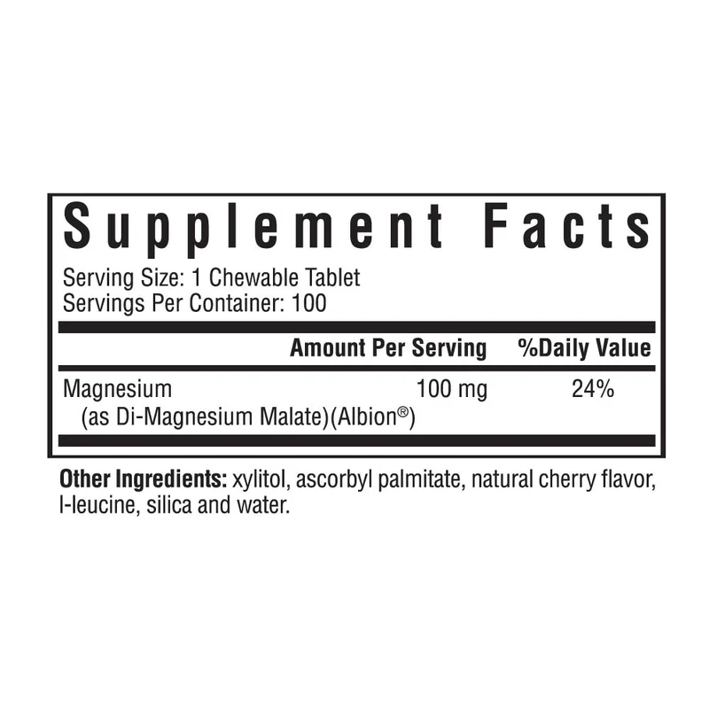 Magnesium Malate Chewable By Seeking Health