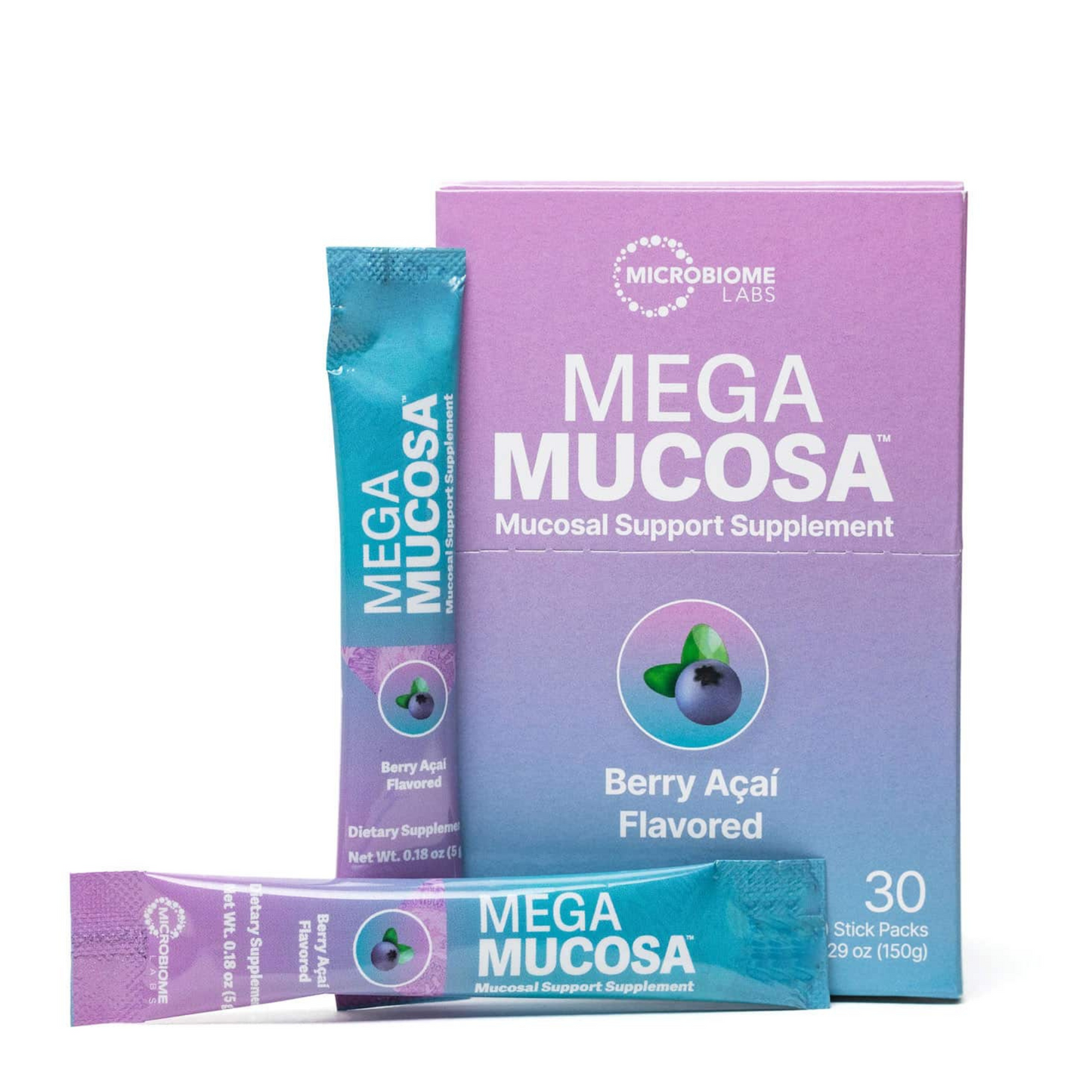 Mega Mucosa Sticks Microbiome Labs Box