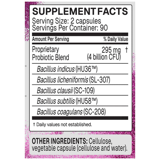 Mega Spore Biotic Microbiome Labs Ingredients 180 Capsules