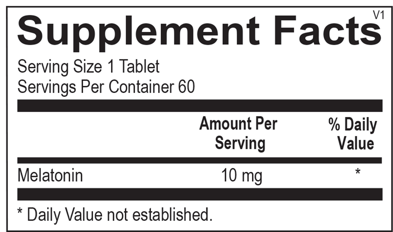 Melatonin 10 mg by Ortho Molecular
