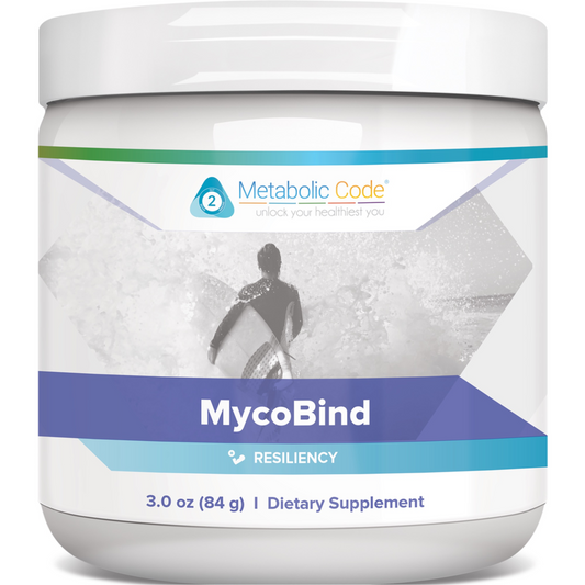 MycoBind by Metabolic Code dietary supplement for inflammation and detox with okra and beet root extracts
