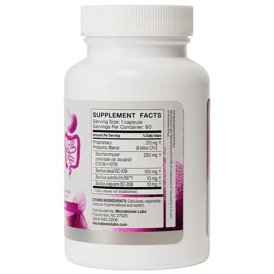 Restor Flora Microbiome Labs Back Label