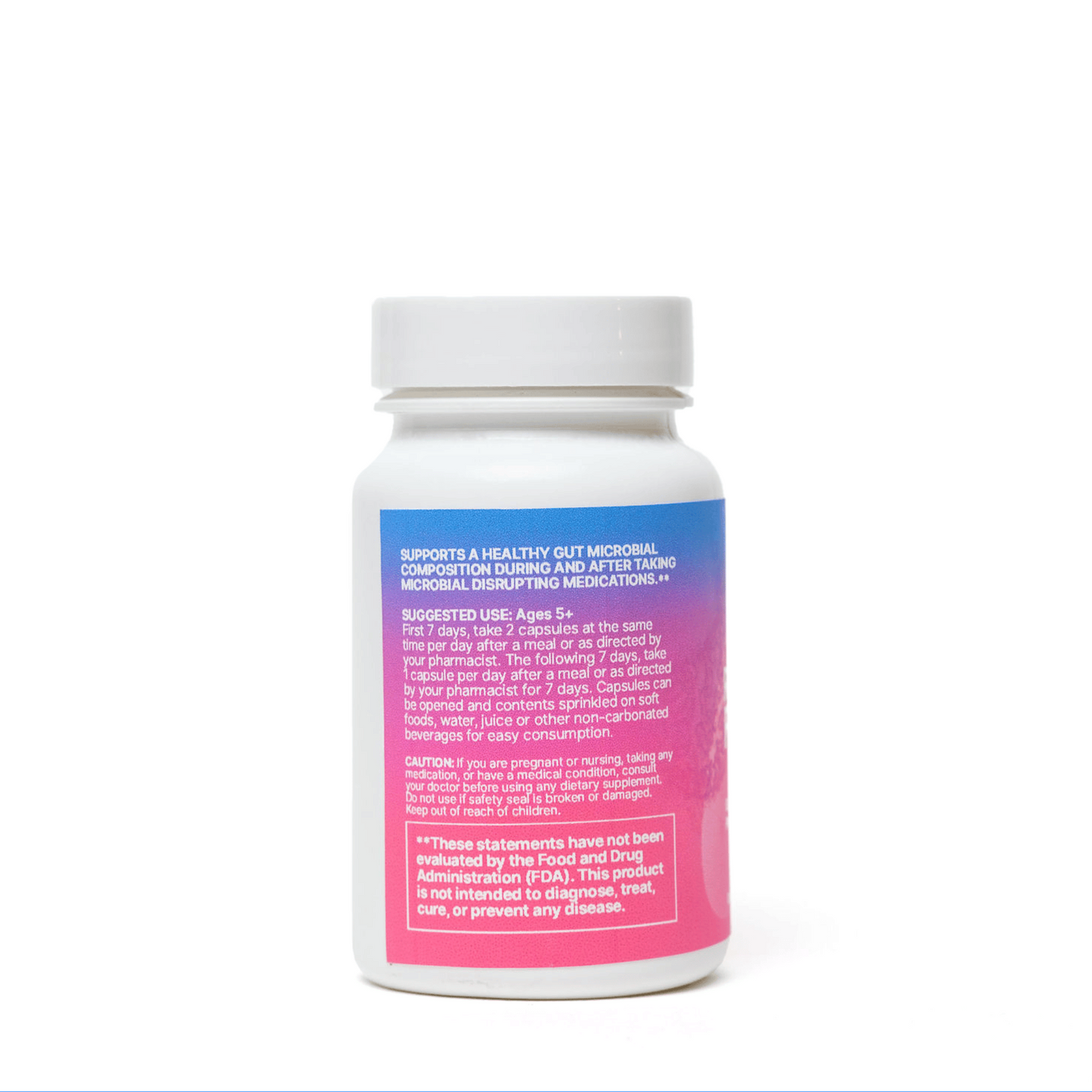 Restor Flora PD Microbiome Labs Back Label