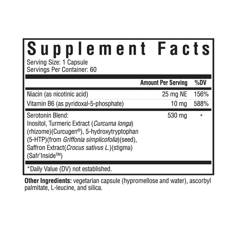 Serotonin Nutrients By Seeking Health