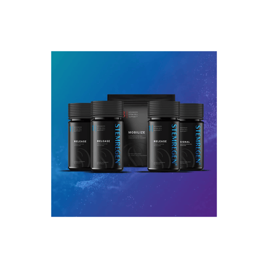 STEMREGEN Accelerated Repair Protocol bundle including Release, Signal, and Mobilize for stem cell support, tissue repair, and cellular recovery