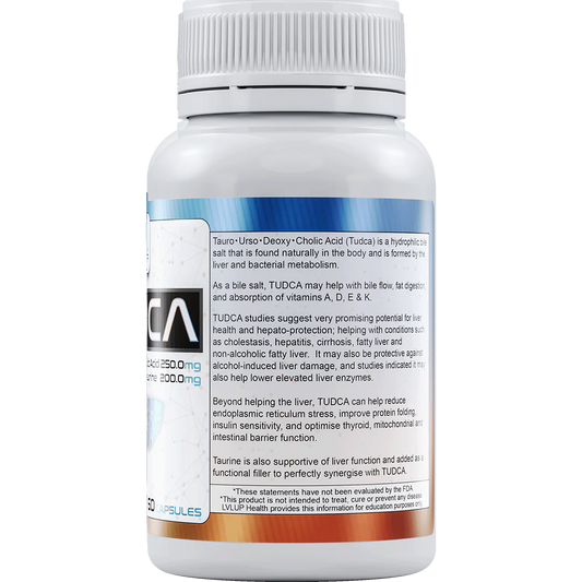 TUDCA 250 MG + Taurine by LVLUP Health