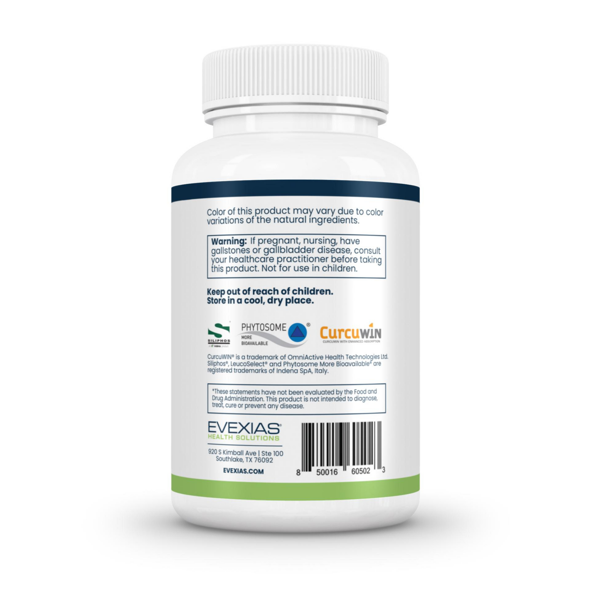 Tri Phase Detox Support Evexias Health Solutions Back Label