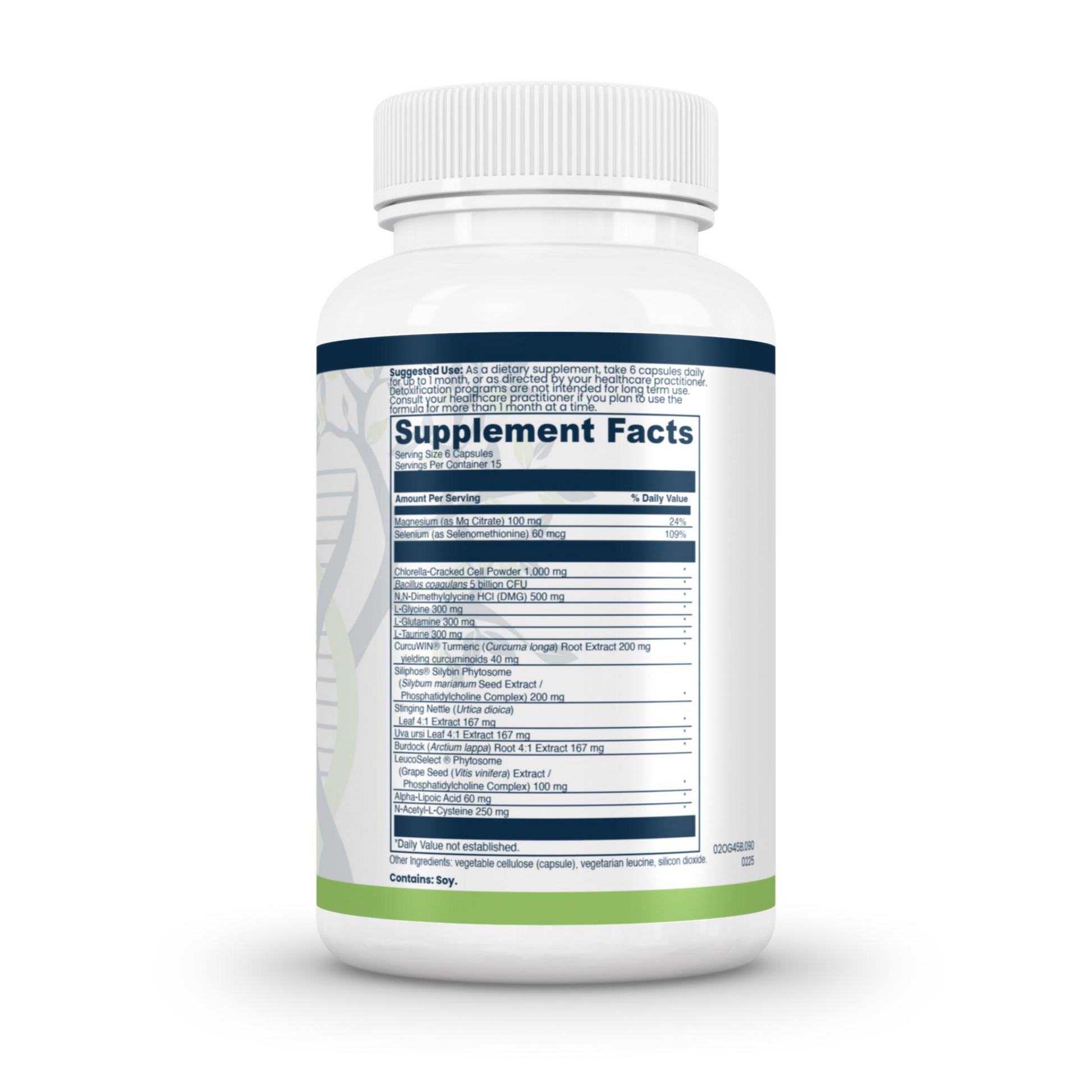 Tri Phase Detox Support Evexias Health Solutions Ingredients