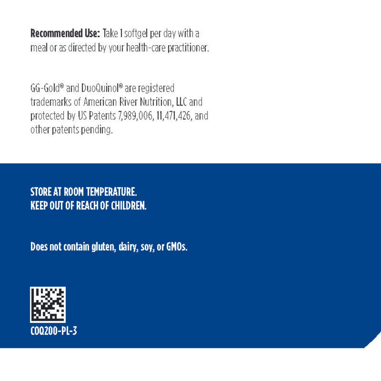 Ubiquinol CoQ10 Directions