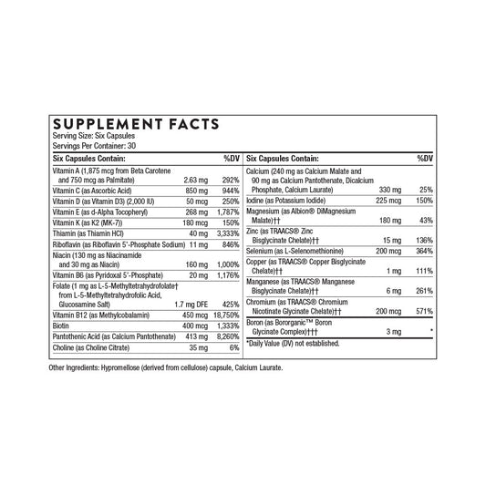 Women's Multi 50+ By Thorne SF