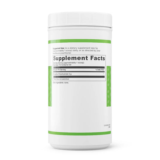 evexias health creatine ultra bottle ingredients supplement facts label