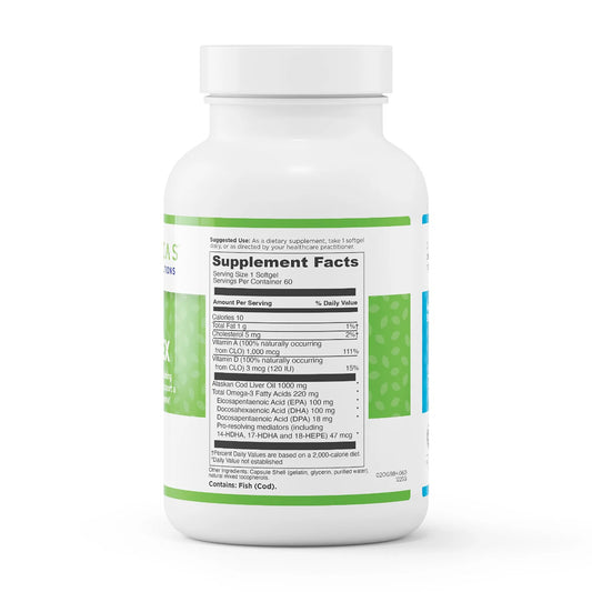 evexias health spm complex bottle supplement facts ingredients label