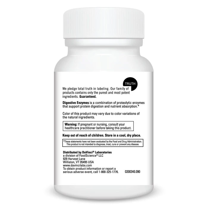 Digestive Enzymes (90) By DaVinci Labs