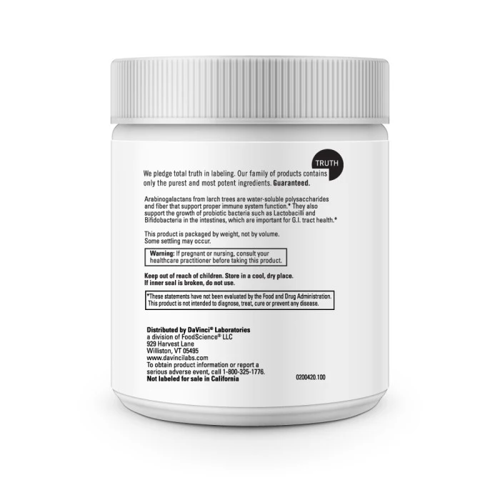 Arabinogalactan Powder (100) By DaVinci Labs