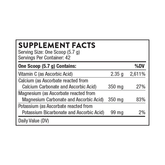 High Potency Vitamin C (formerly Buffered C Powder) By Thorne