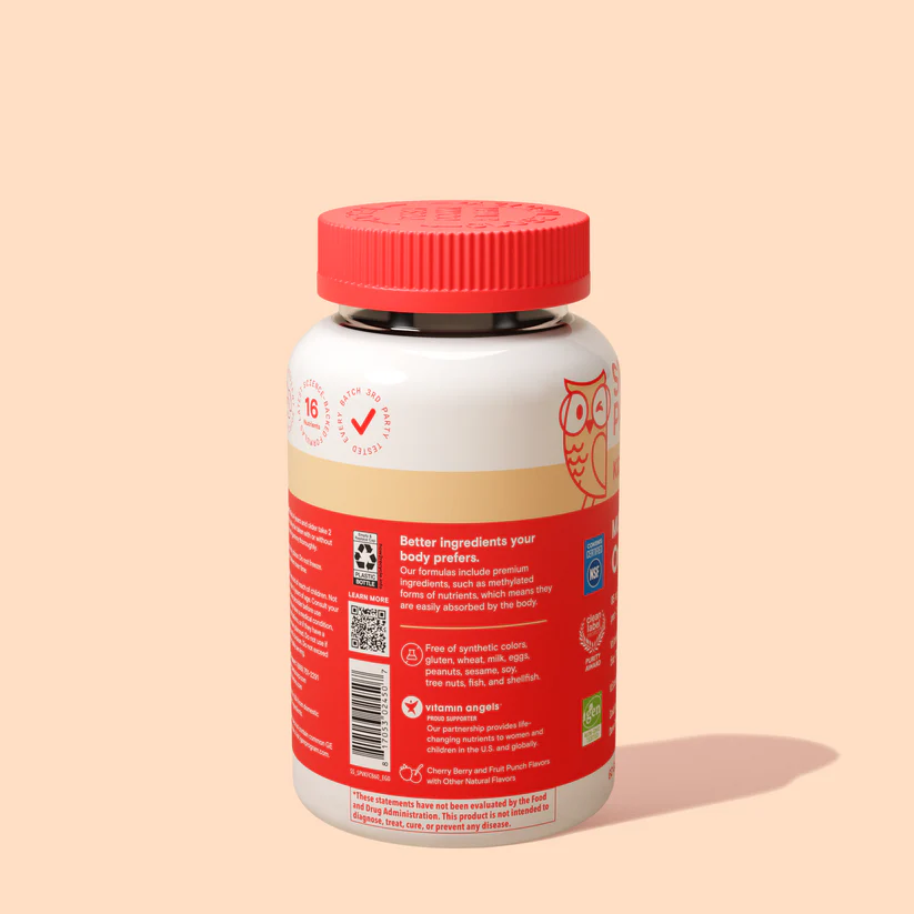 Kids Plus Cherry Berry Punch Multi & Omegas by Smarty Pants