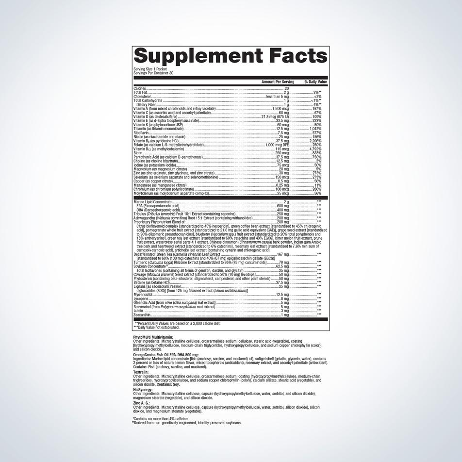 Wellness Essentials® Men's Vitality Daily Packs By Metagenics