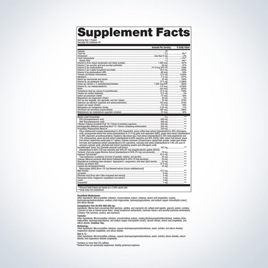 Wellness Essentials® Men's Vitality Daily Packs By Metagenics