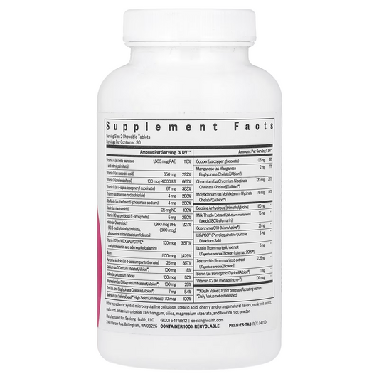 Prenatal Essentials Chewable By Seeking Health