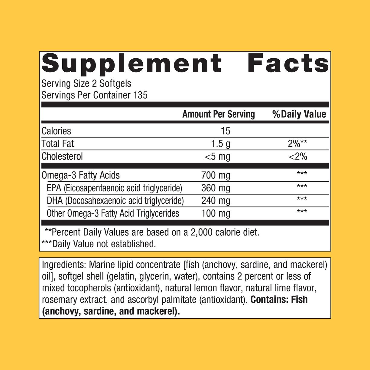 OmegaGenics® Fish Oil EPA-DHA 300 mg By Metagenics