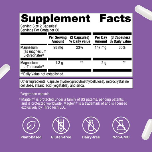 Magtein® Magnesium L-Threonate By Metagenics
